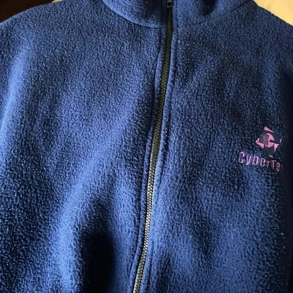 Dark/Navy Blue Auburn Sportswear Turtleneck Men’s Sweater Jacket Size Large - Picture 4 of 7